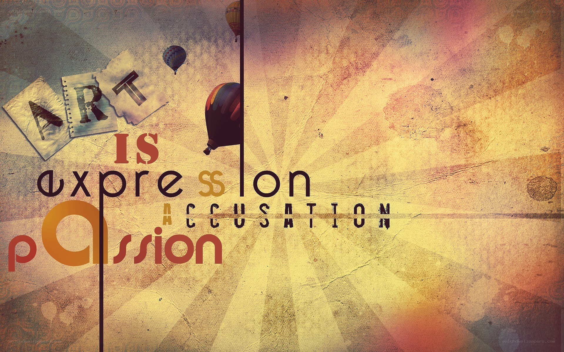 Art is expression passion