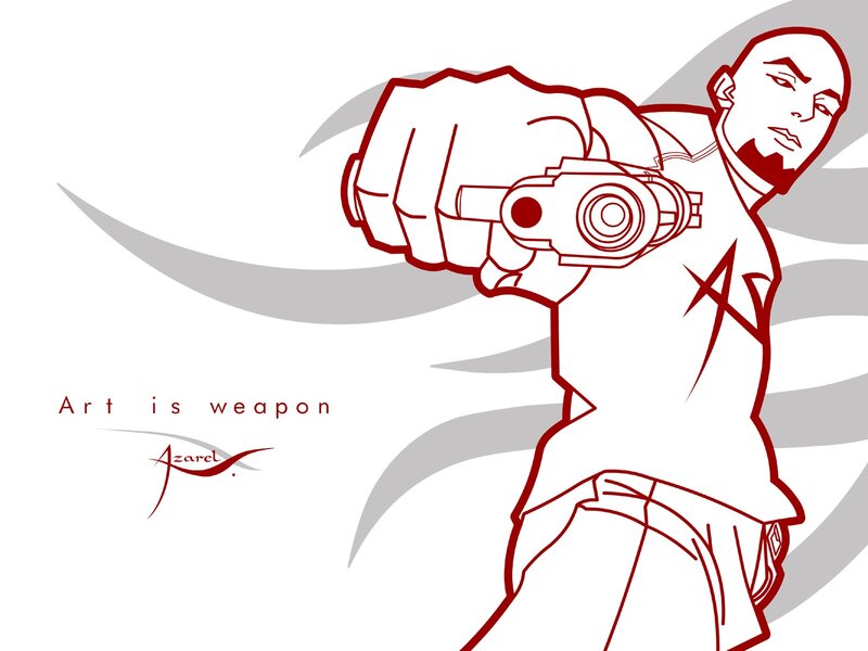 Art is weapon illustration