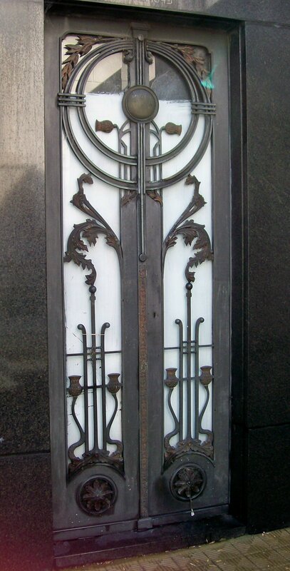 Art Nouveau door design