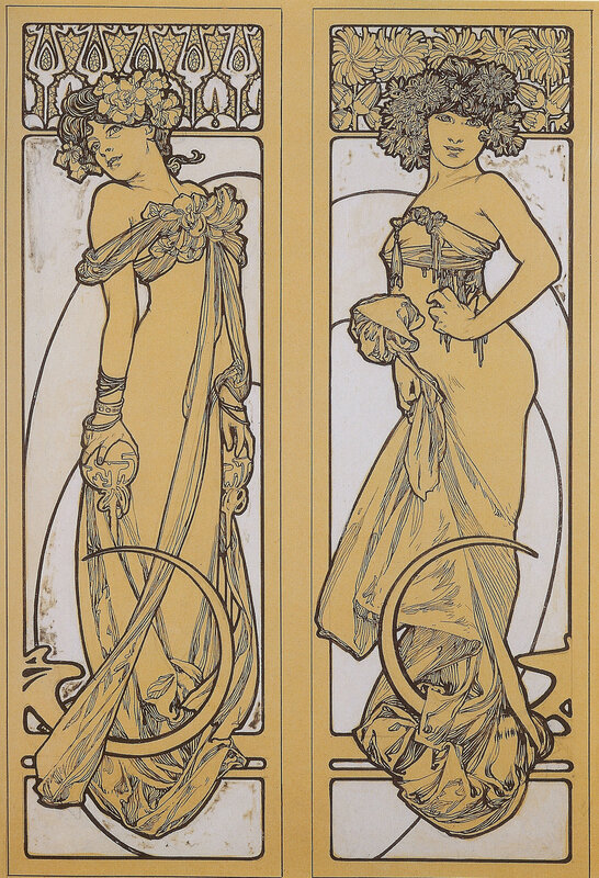 Art Nouveau female figures