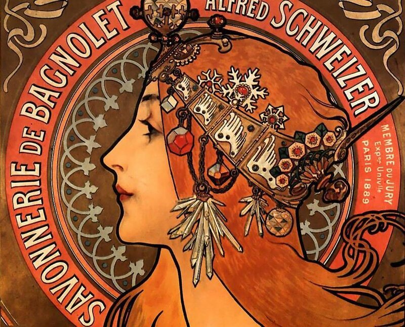 Art Nouveau soap advertisement