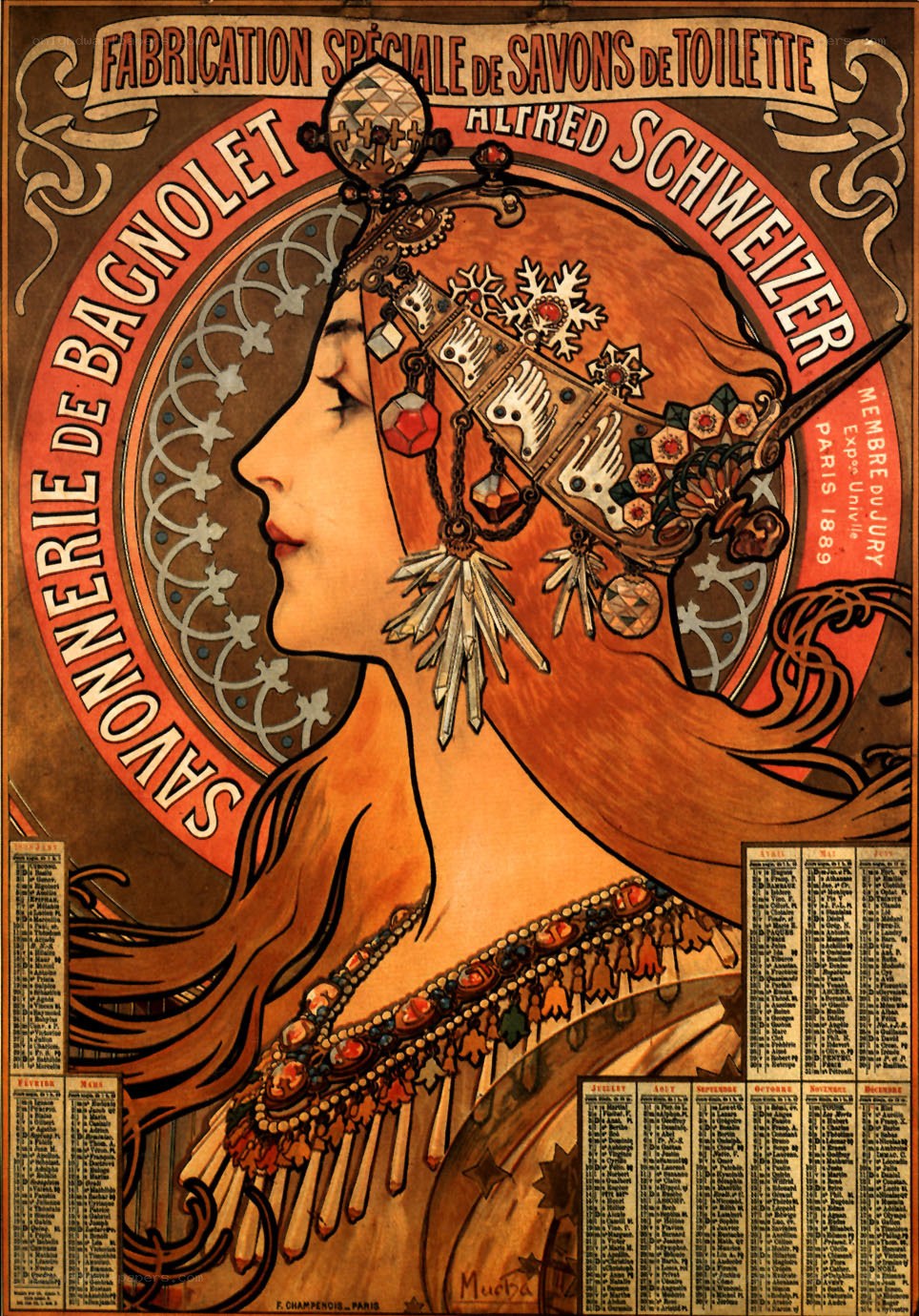 Art Nouveau soap advertisement