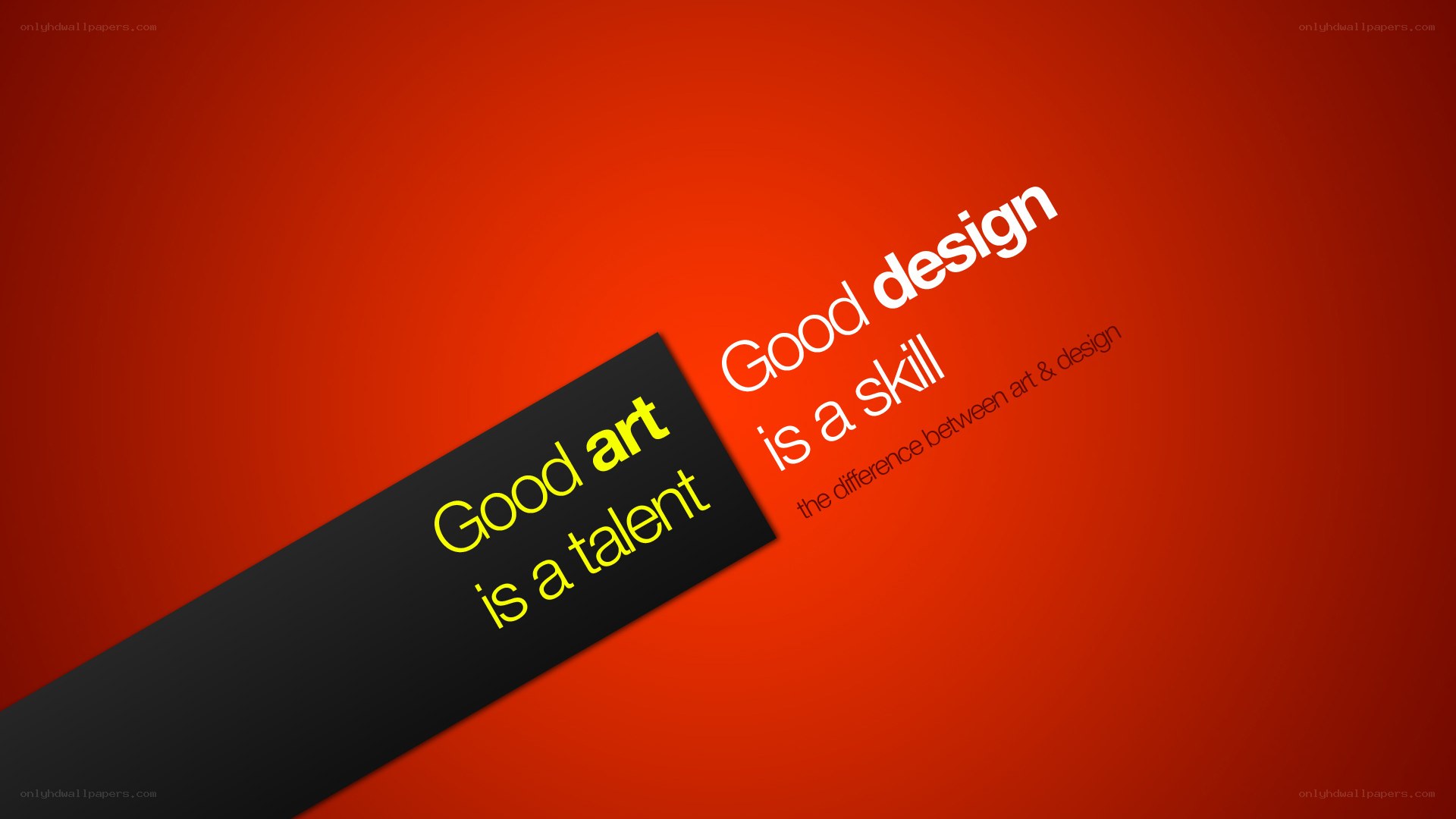 Art vs Design Quote