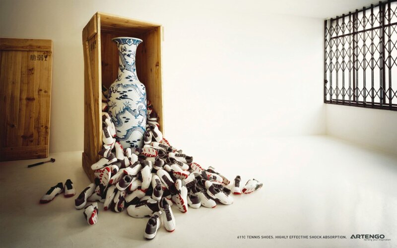 Artengo tennis shoes ad