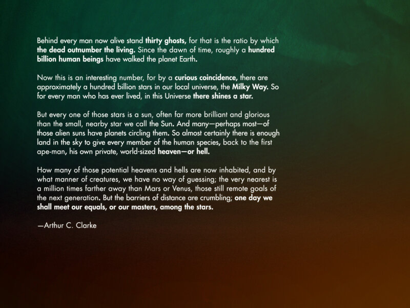 Arthur C. Clarke quote
