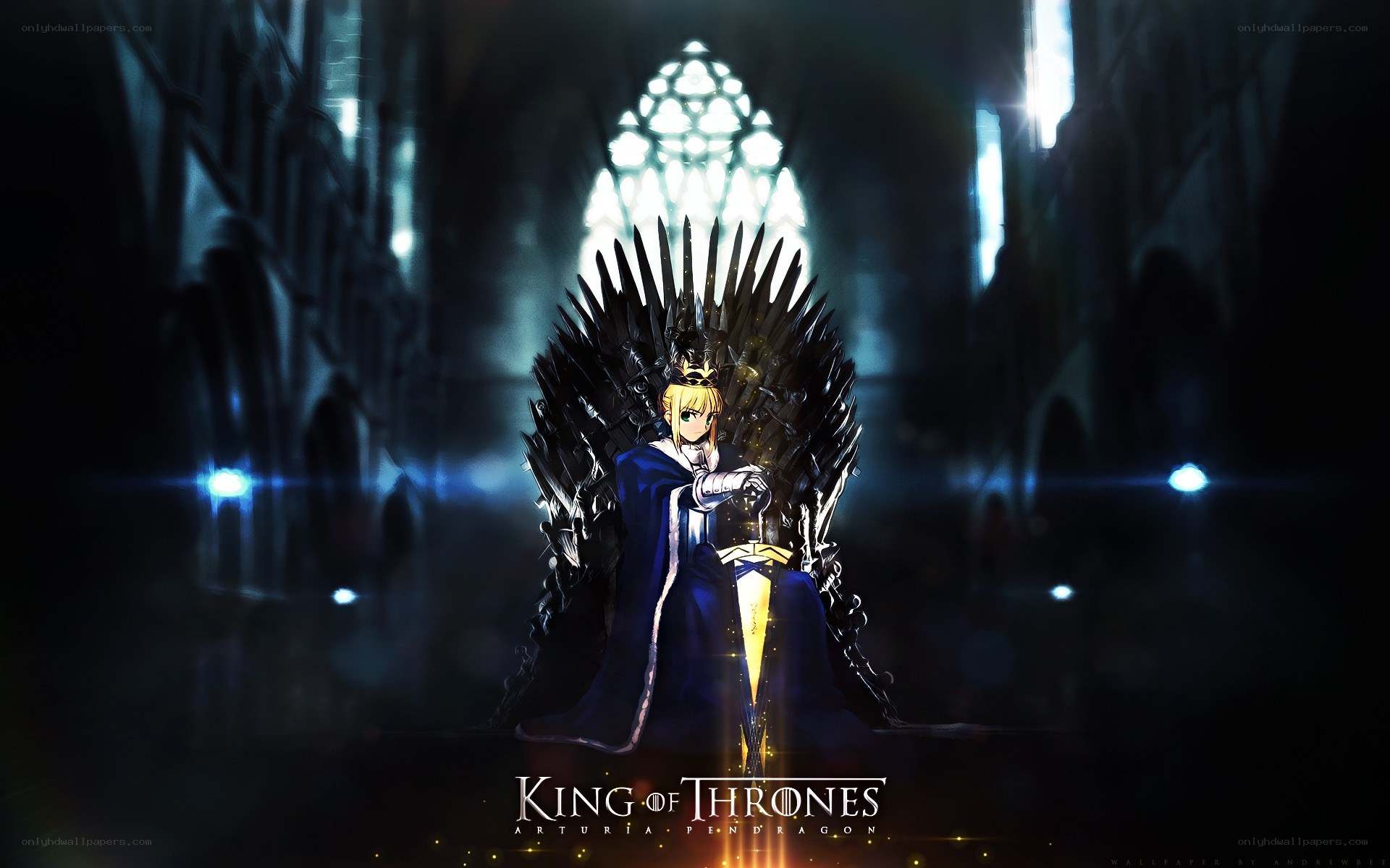 Arthur Pendragon on the Iron Throne