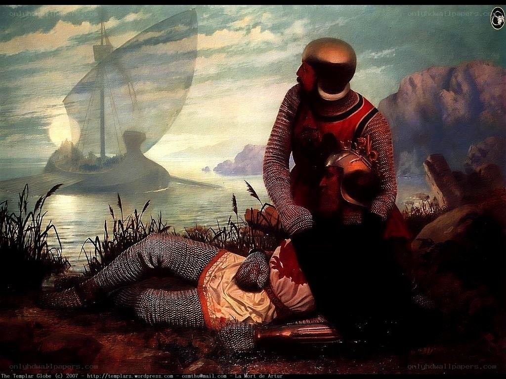 Arthur's Death on the Shore