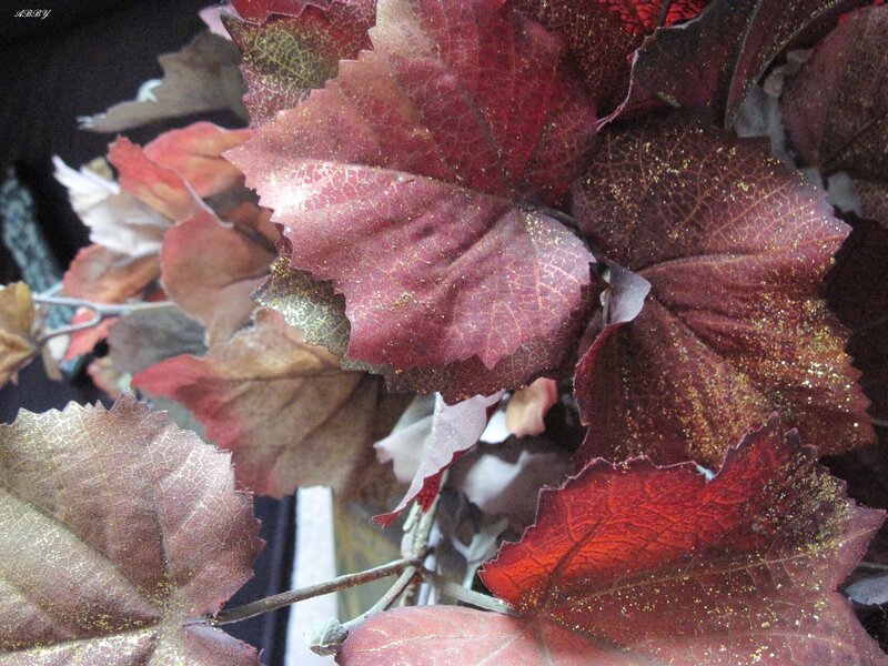 Artificial Autumn Leaves — Red