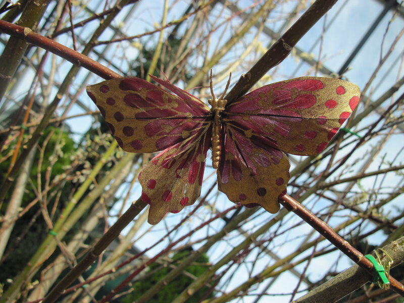 Artificial Butterfly on Branch