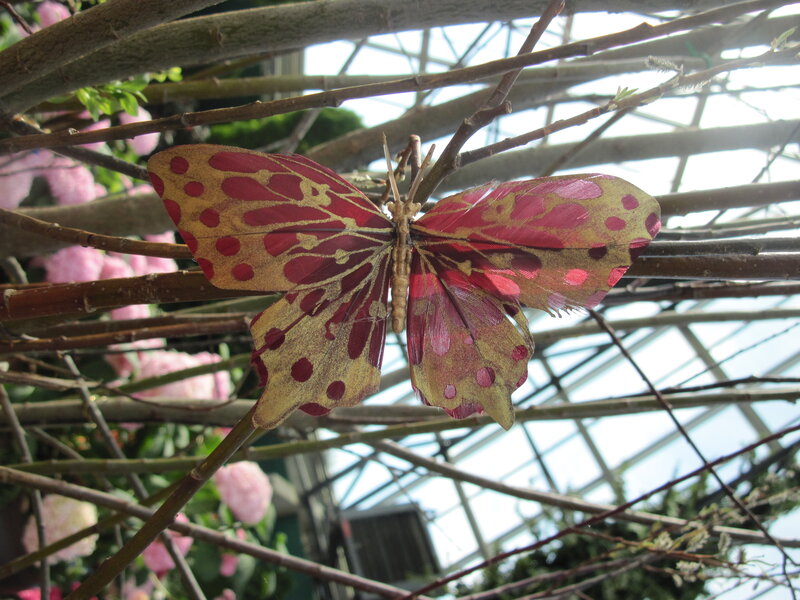 Artificial Butterfly on Branches