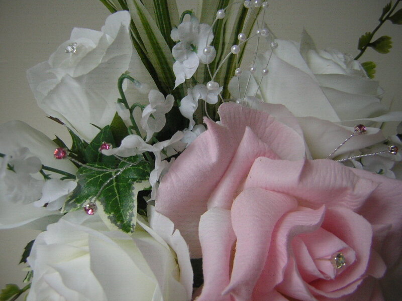 Artificial Flower Bouquet — Pink, Elegant