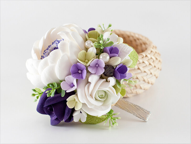 Artificial Flower Bouquet — White, Calm, Photograph