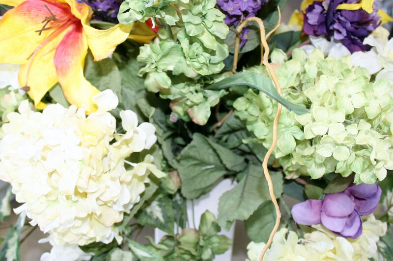 Artificial Flower Bouquet — Yellow