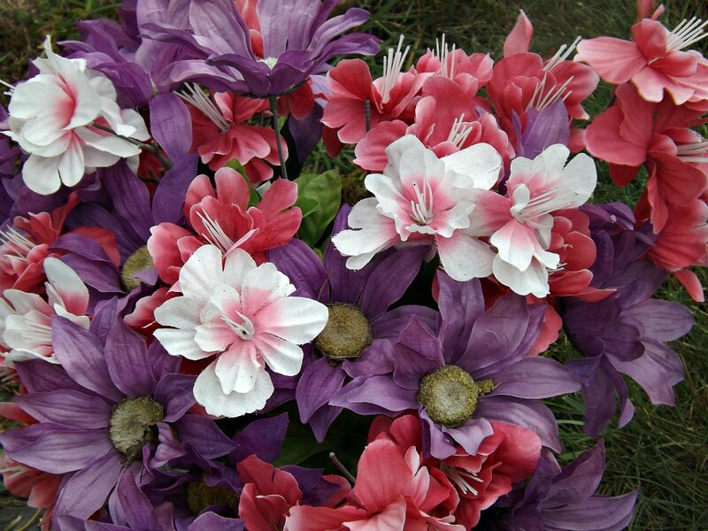 Artificial Flowers in Bouquet