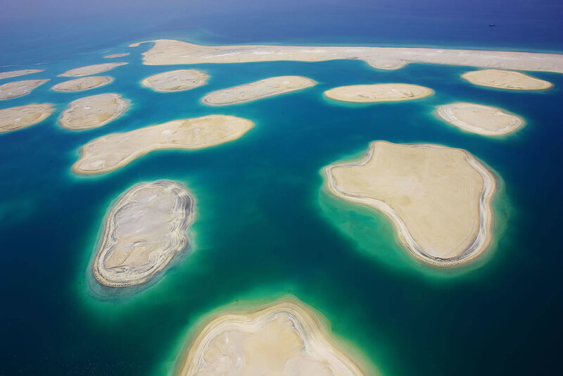 Artificial Islands in Sea