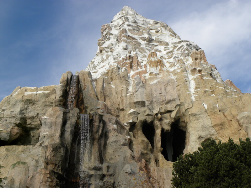 Artificial Mountain with Waterfall