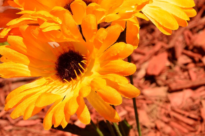 Artificial Orange Flower