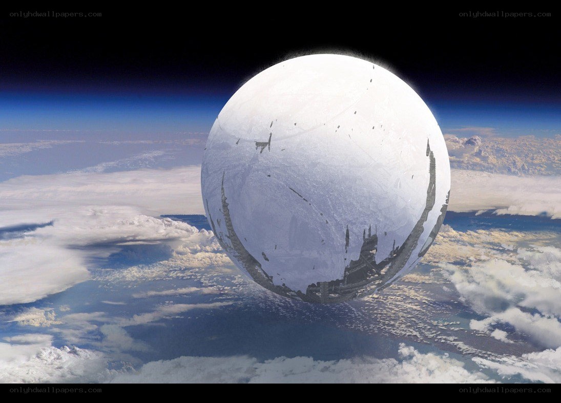 Artificial planet above Earth