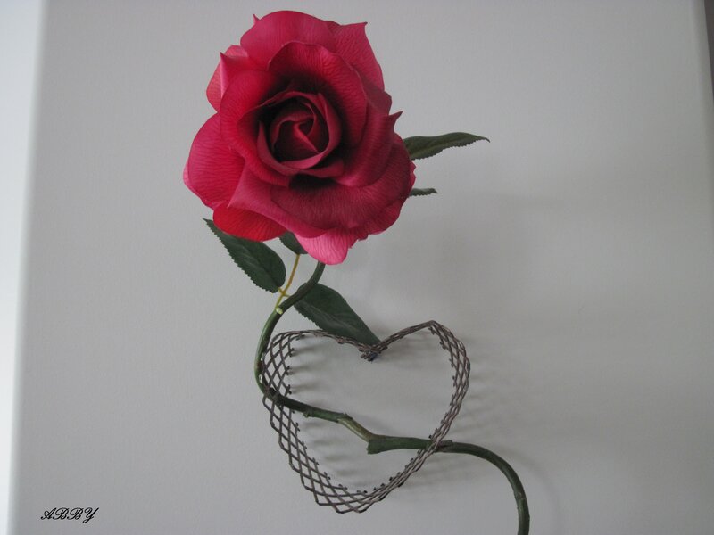 Artificial Red Rose