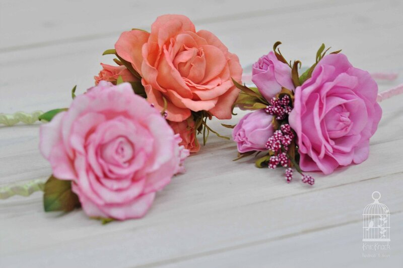 Artificial Rose Bouquets — Pink
