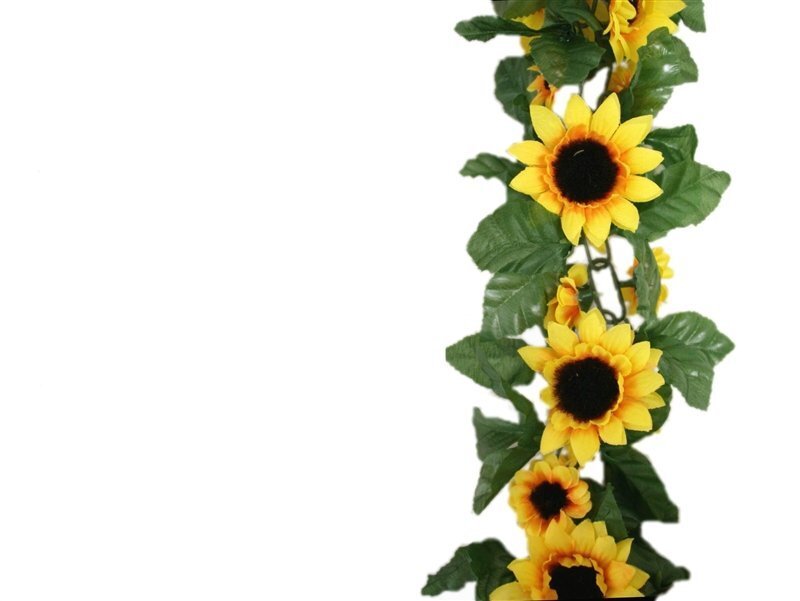 Artificial Sunflower Garland