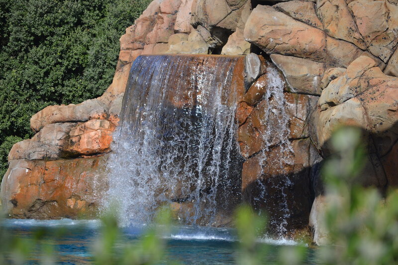 Artificial Waterfall — Brown, Calm