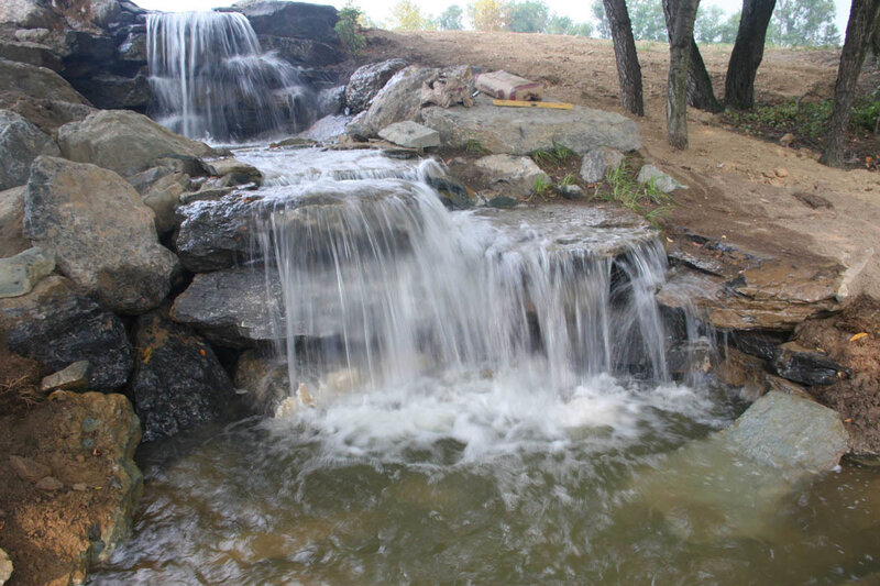 Artificial Waterfall — Brown
