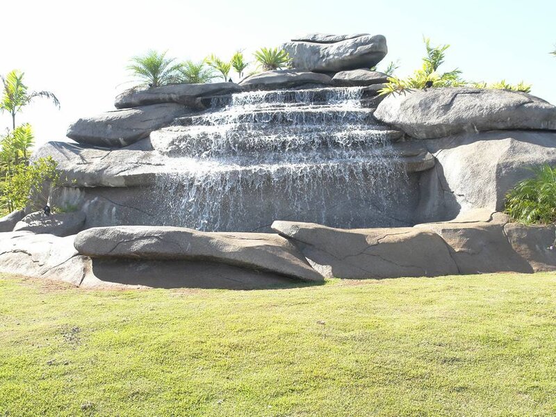 Artificial Waterfall Feature