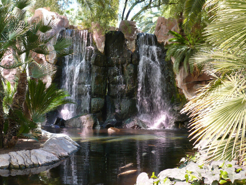 Artificial Waterfall Pond