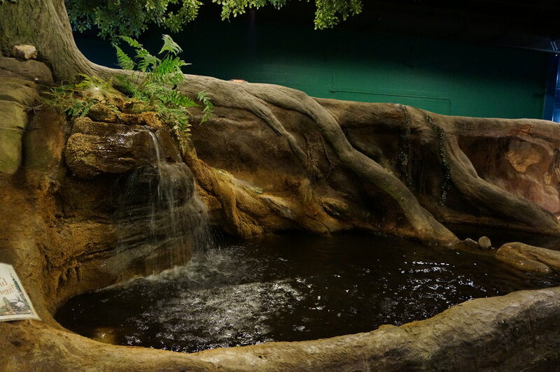 Artificial Waterfall Pool — Brown