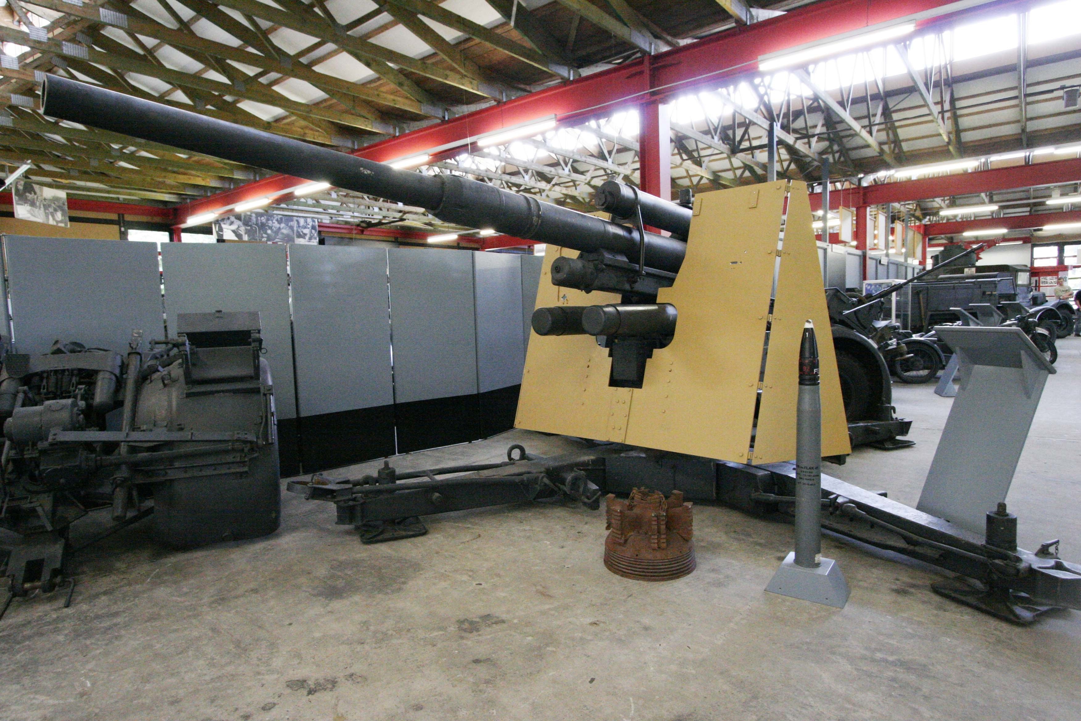 Artillery gun in museum