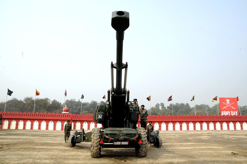 Artillery Piece on Display — Black