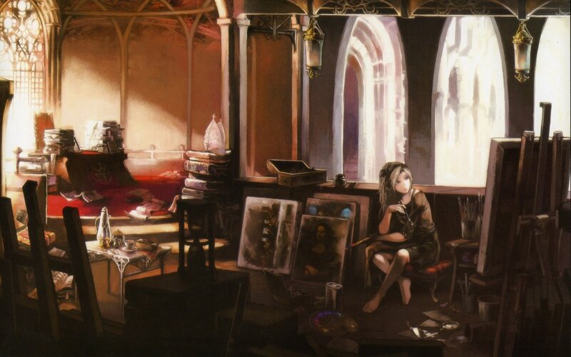 Artist in Studio