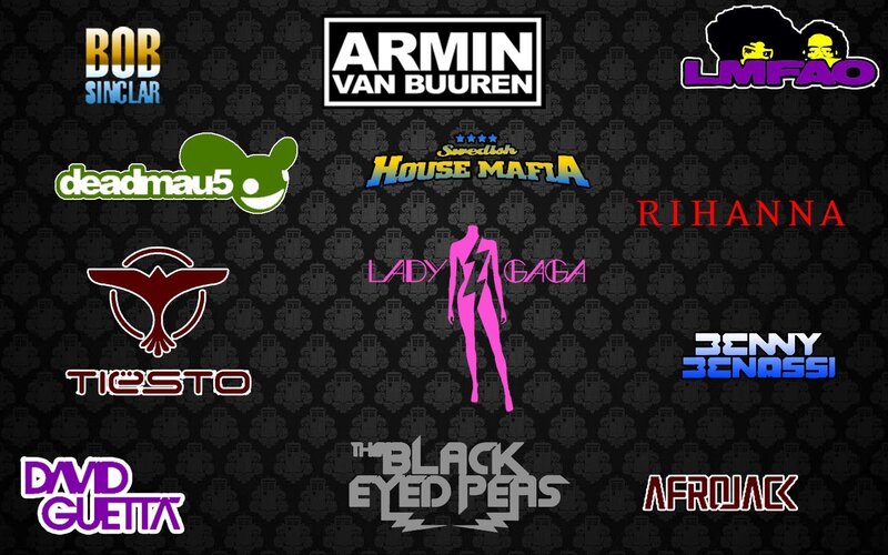 artist logos collage