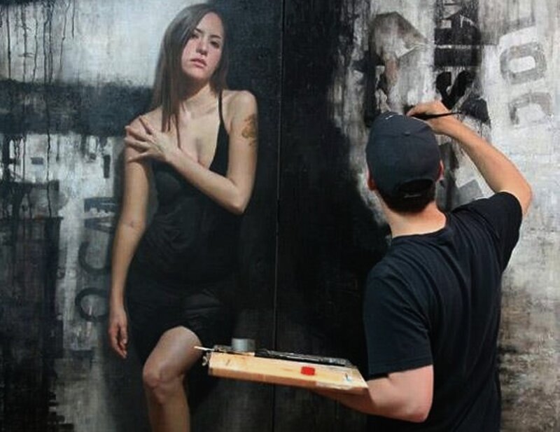 Artist Painting Woman