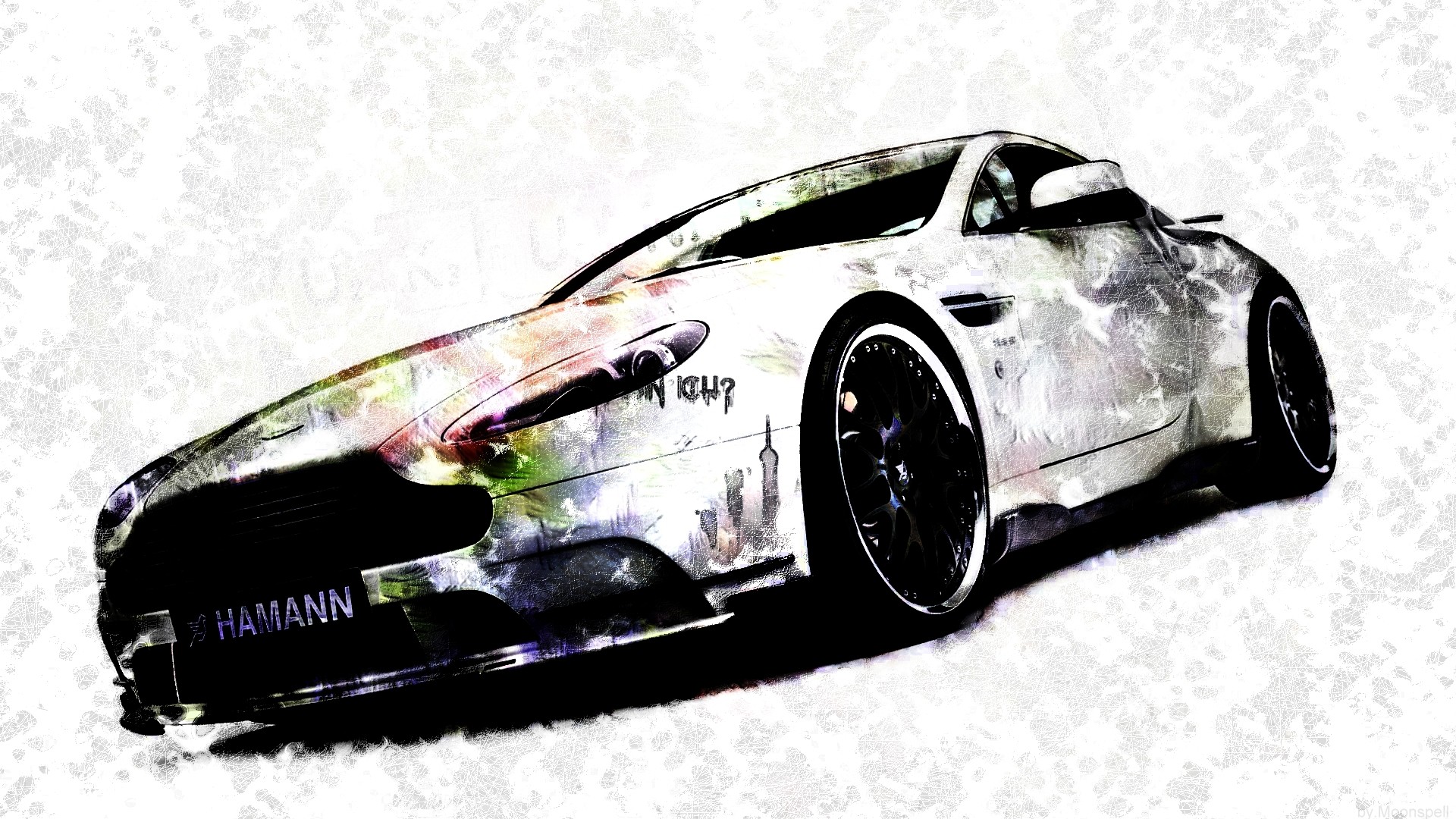 artistic car illustration