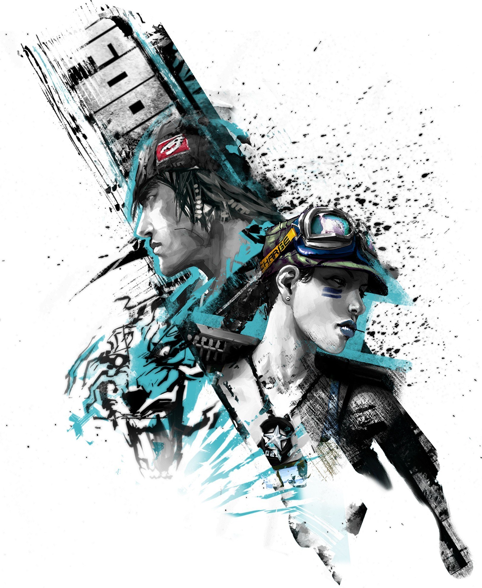 artistic character illustration