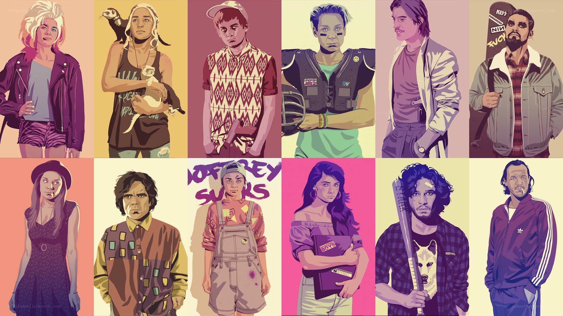 Artistic character portraits