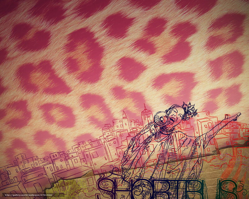artistic cityscape with patterned sky