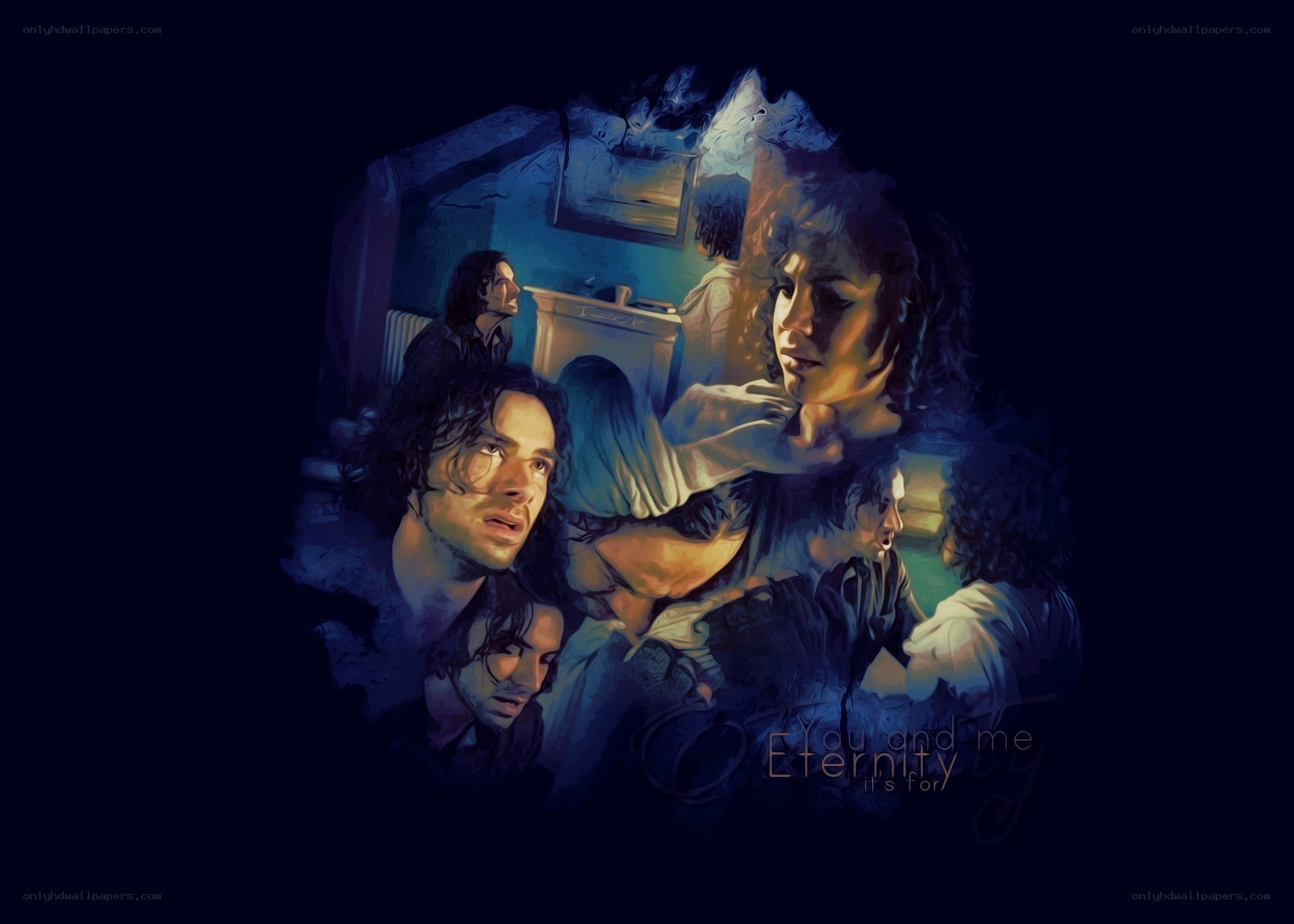 artistic collage of characters
