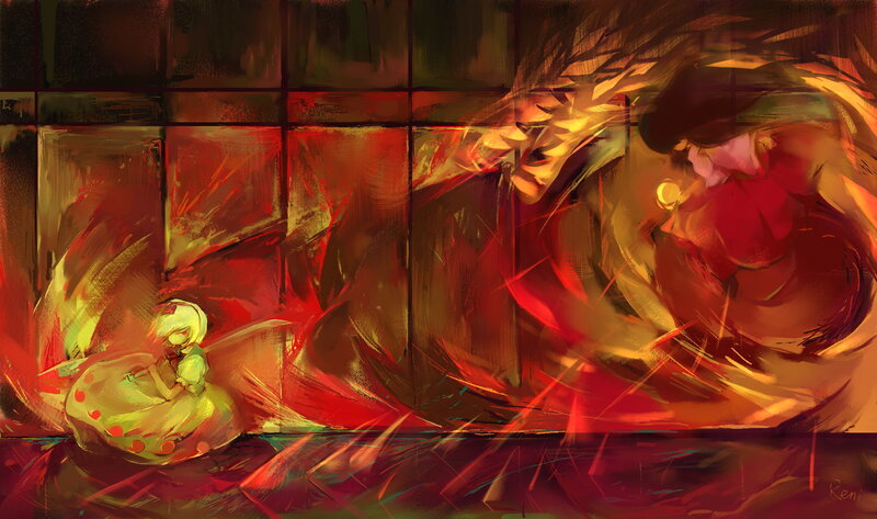 Artistic depiction of a battle