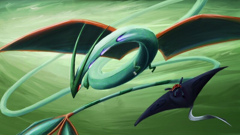 Artistic depiction of a dragon