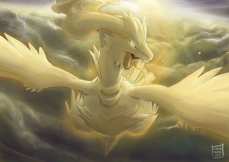 Artistic depiction of a legendary Pokémon
