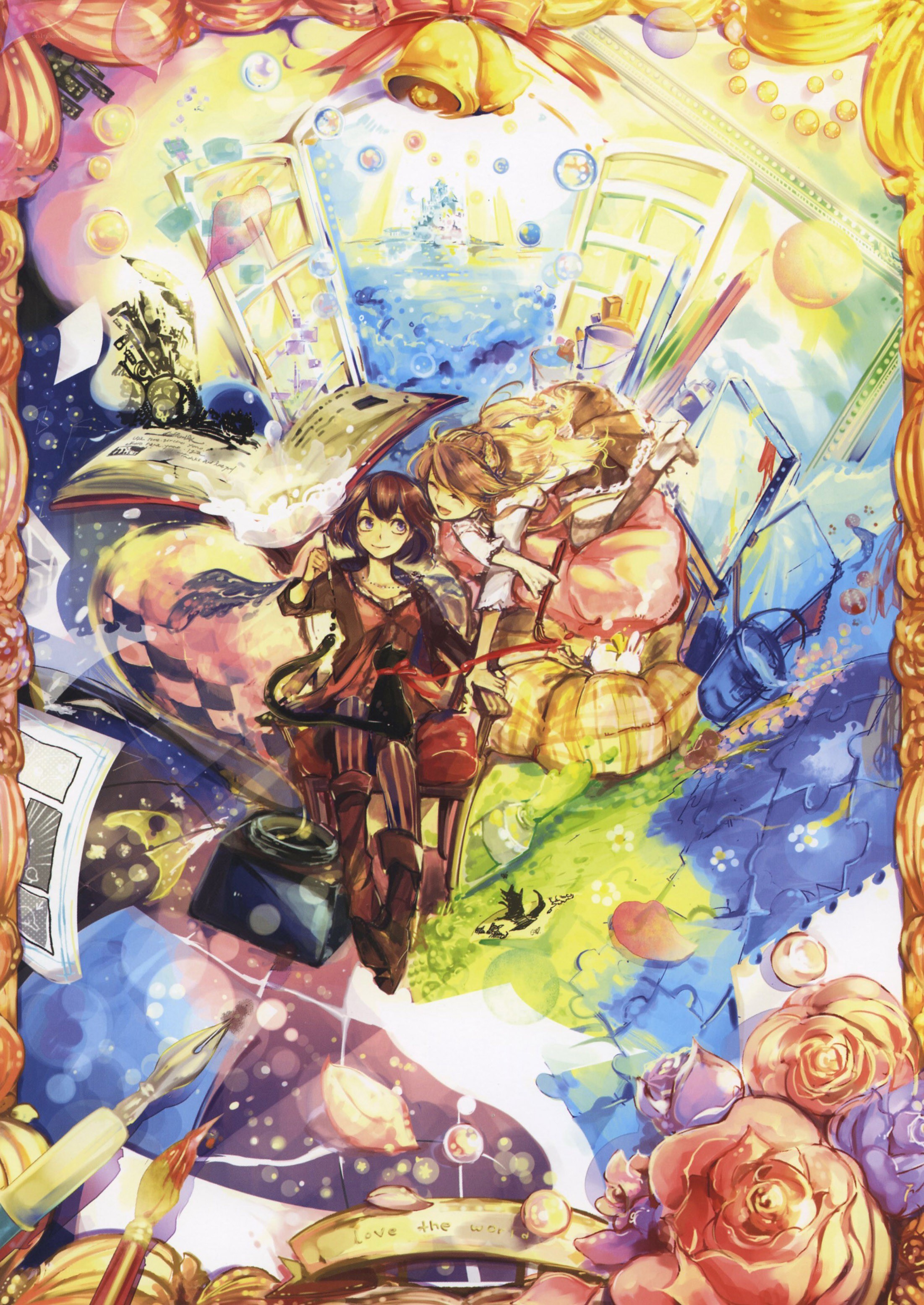 Artistic fantasy illustration