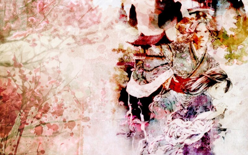 Artistic illustration of two figures