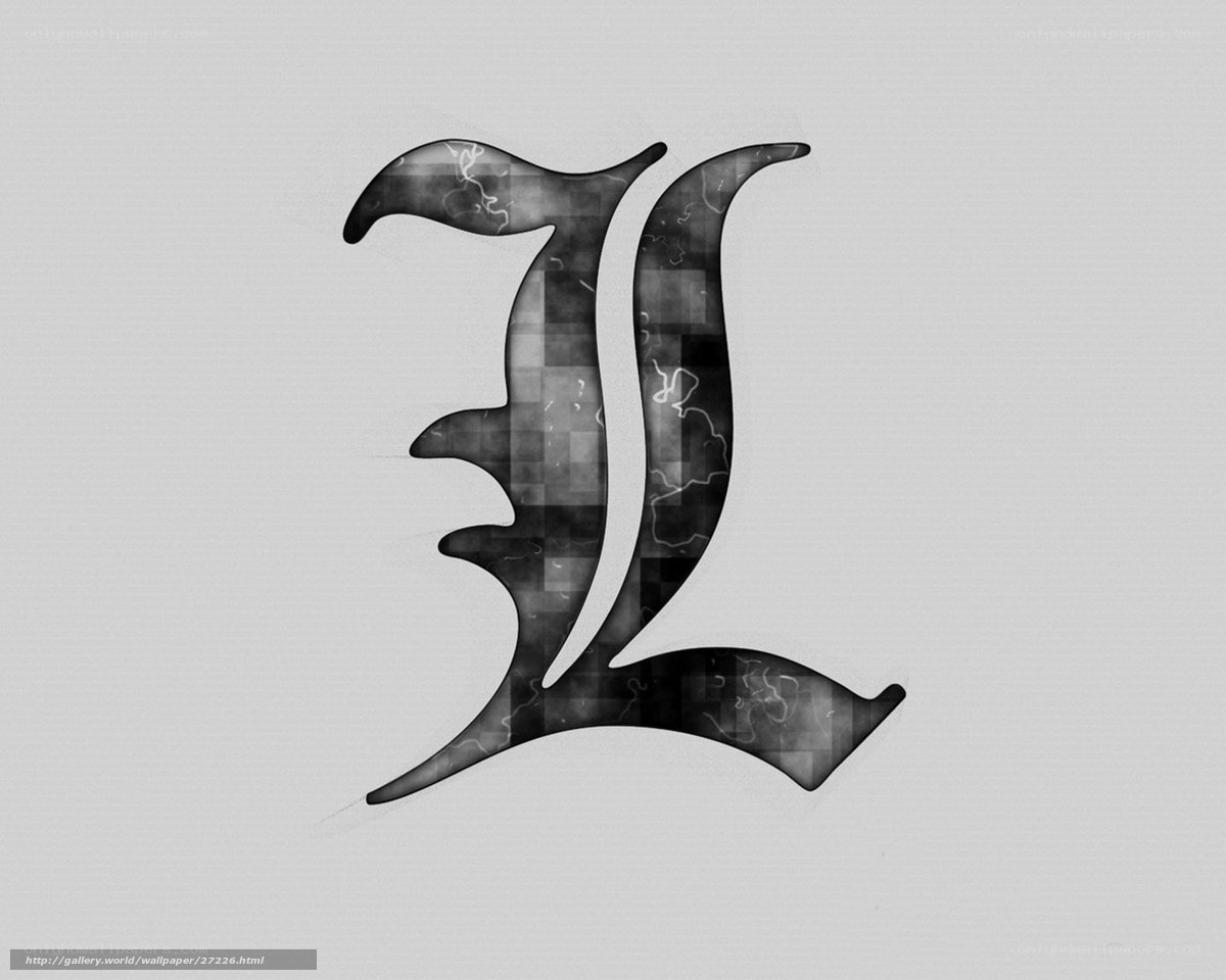 Artistic letter L design