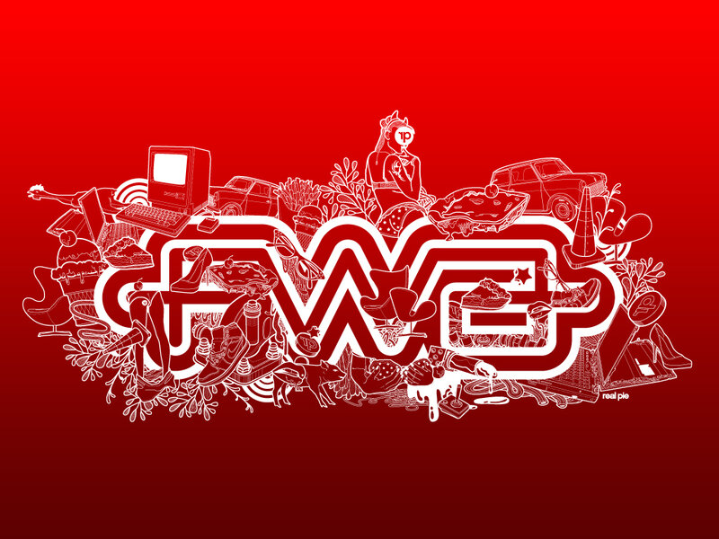 artistic logo with objects