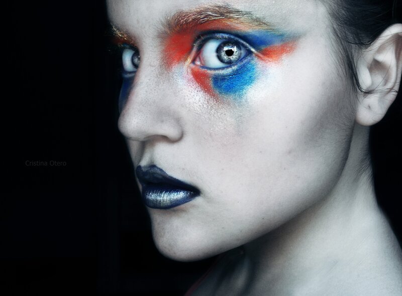 artistic makeup portrait
