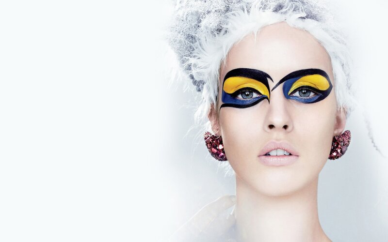 artistic makeup portrait