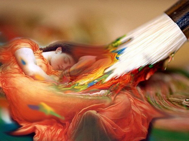 artistic painting of a woman